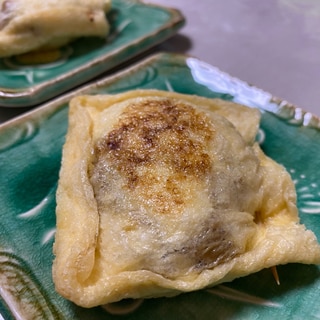 油揚の納豆チーズ焼き